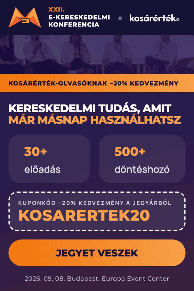 XXII. E-KERESKEDELMI KONFERENCIA -20% kedvezménnyel