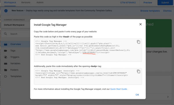 Google Tag Manager: alapértelmezett mérések beállítása
