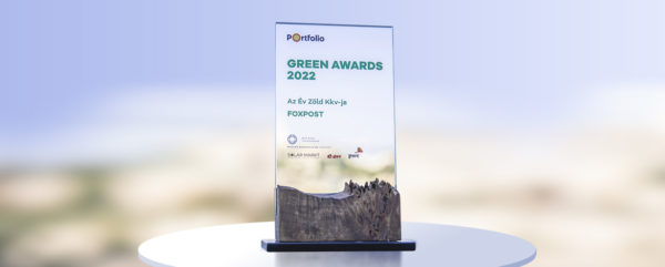 “Az év Zöld Kkv-ja" díjat nyert a FOXPOST